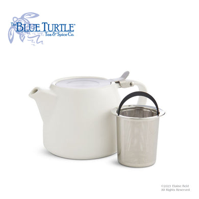 Teapot - white 3 cup